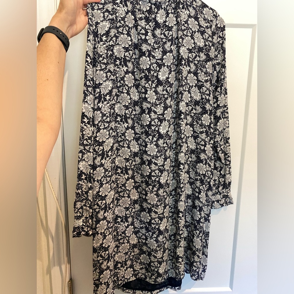 Floral dress from The Loft, long sleeve, short dress. NWOT never worn. - Picture 4 of 5